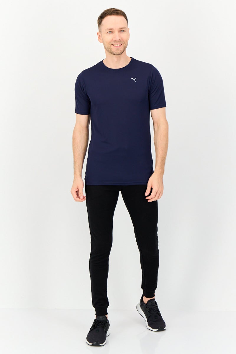 PUMA Men Sportswear Fit Short Sleeve Training T-shirt, Navy - Image 4